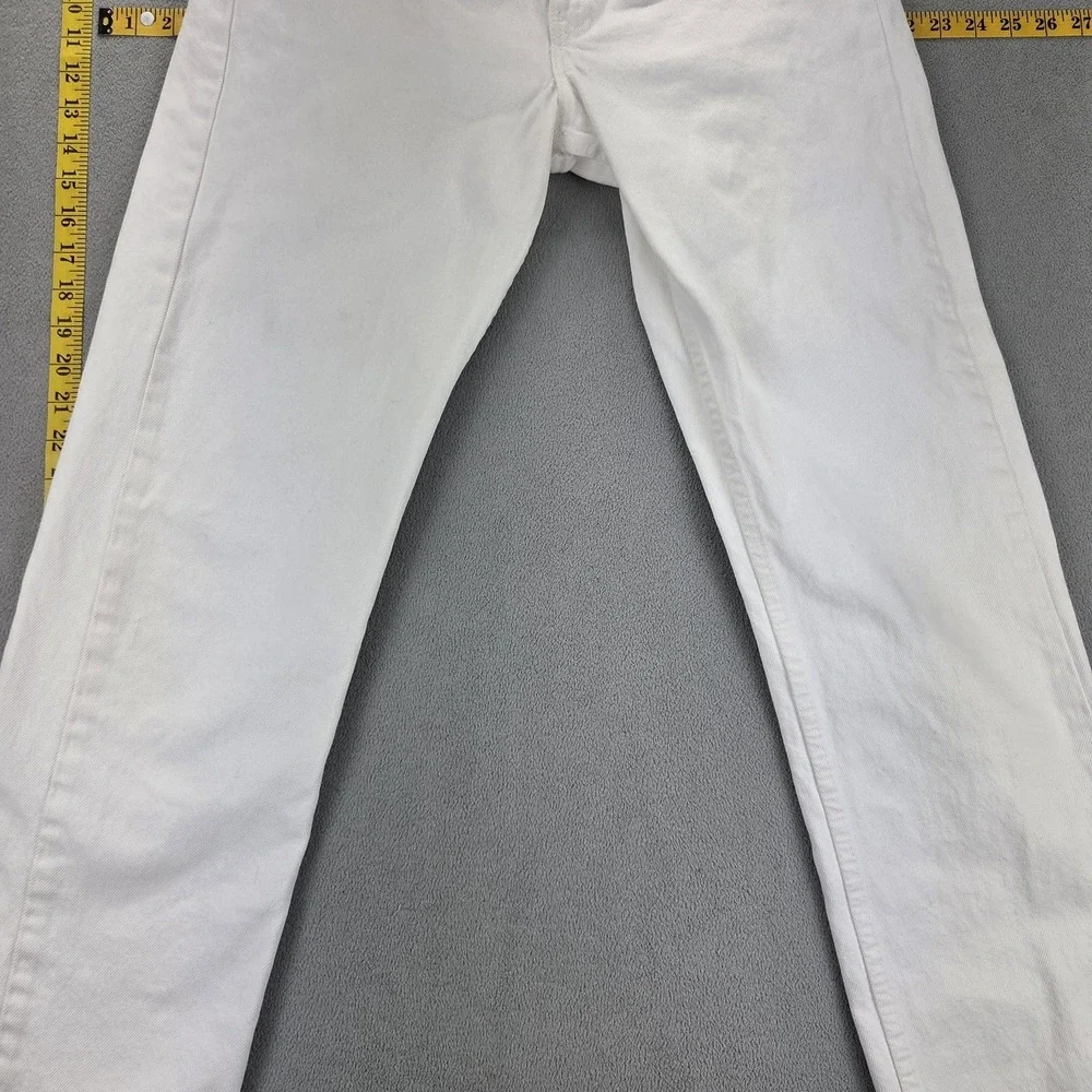VTG Levis 505 Jeans Mens White Made‎ In USA Fits 27x29
